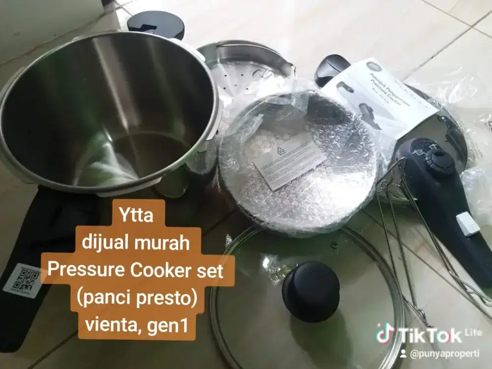 Pressure cooker set vienta dijual BU
