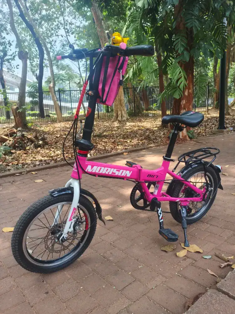 dijual cepat sepeda anak Morison 8117 pink like new