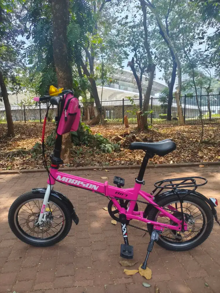 dijual cepat sepeda anak Morison 8117 pink like new