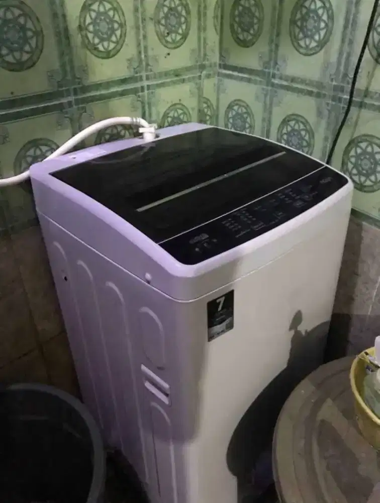 Mesin cuci 1 tabung merk aqua