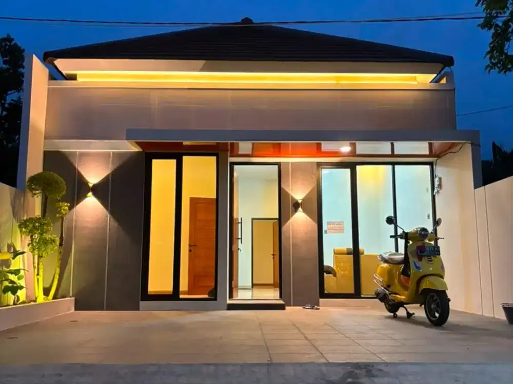 Unit Gampang Habis! Rumah Jogja Tropis Bisa Dicicil 3 Kamar Tidur SHM Aman