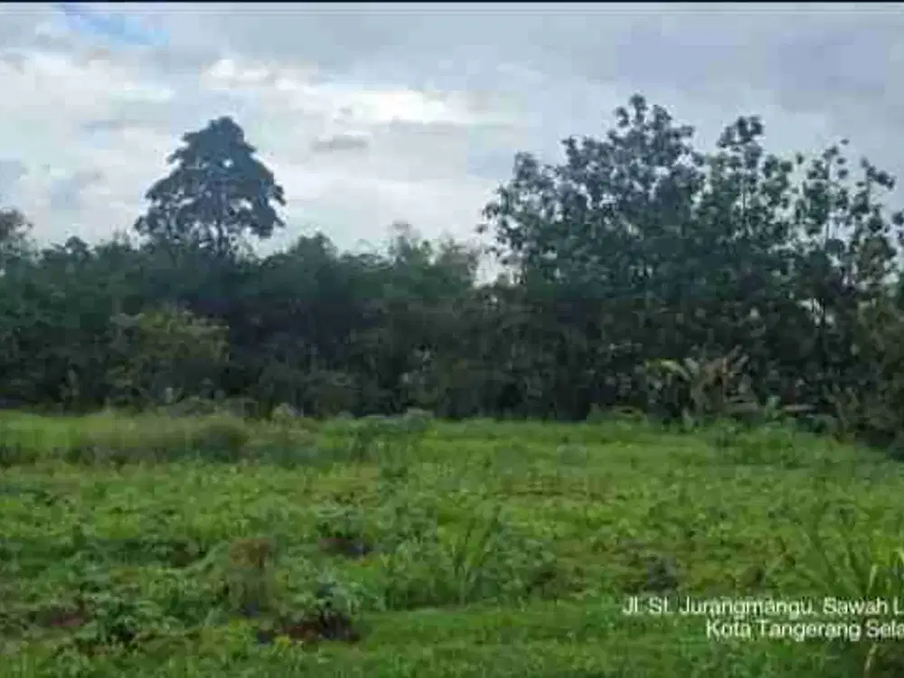 DIJUAL TANAH MURAH JAUH DI BAWAH HARGA PASAR ,DI DEKAT STASIUN JURANG MANGU ,BINTARO TANGSEL ( DH )