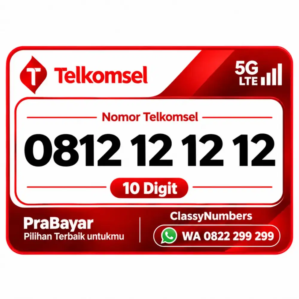 Nomor Cantik 10Digit Simpati Telkomsel