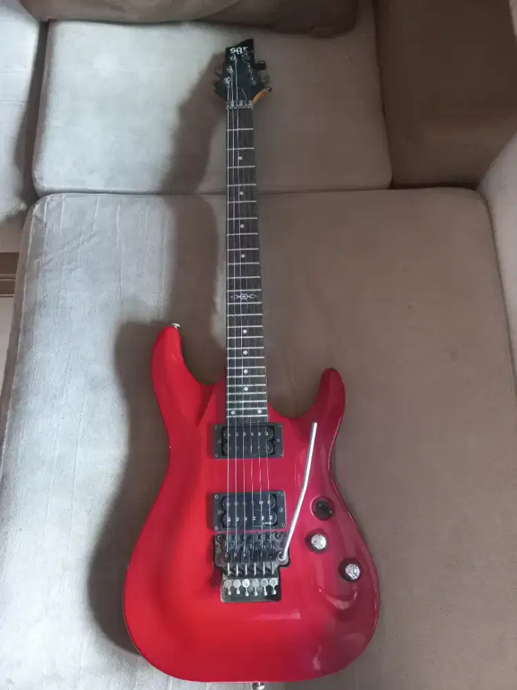 Gitar merk SGR by schecter C1FR asli original MIC