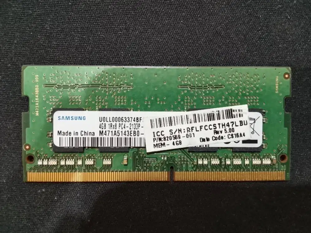 RAM untuk Laptop SODIM DDR4 4 GB