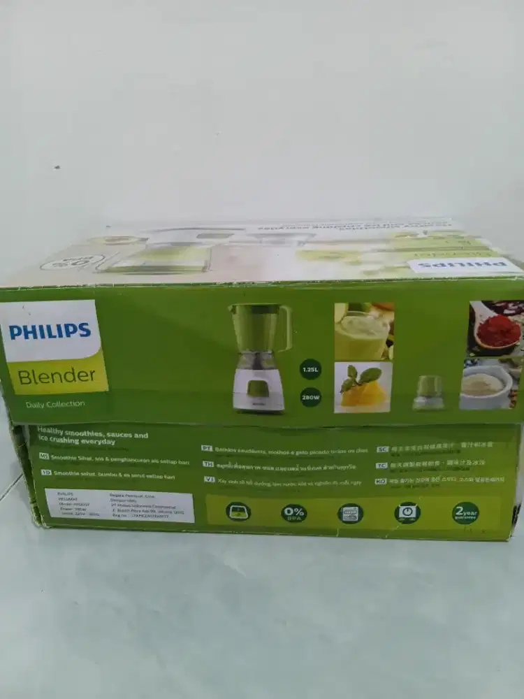 Blender Philips ,kapsitas 1,25l dan watt 280,kondiai masih baru