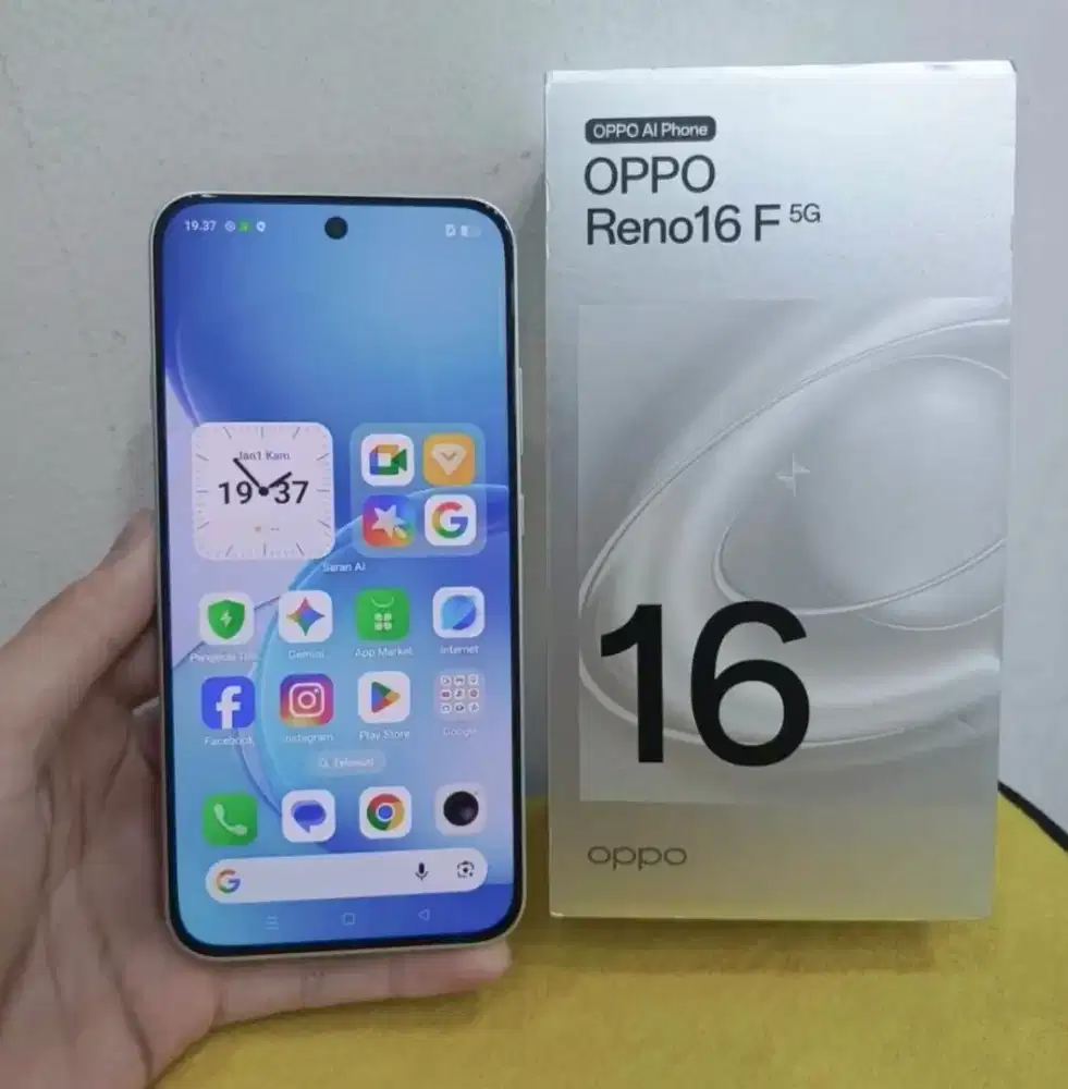 Oppo Reno 16F 5G fullset mulus
