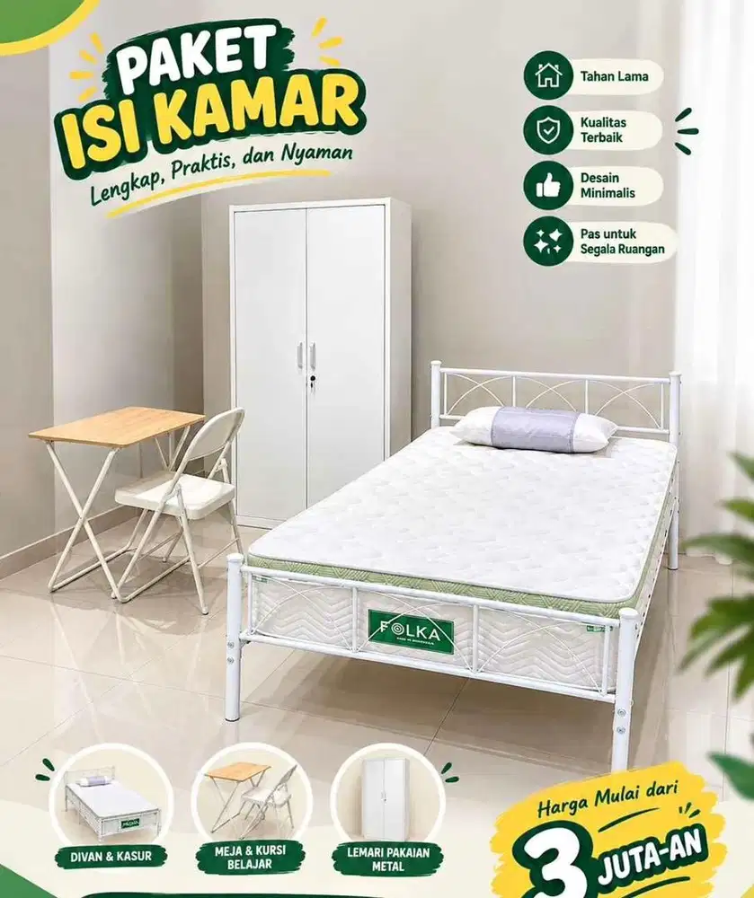 Paket isi kamar tidur