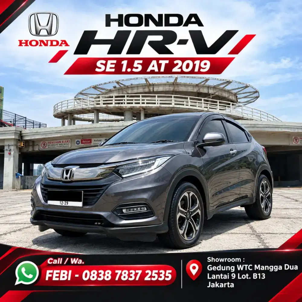 Honda HRV HR-V SE 1.5 Cvt AT Matic 2019 Terawat