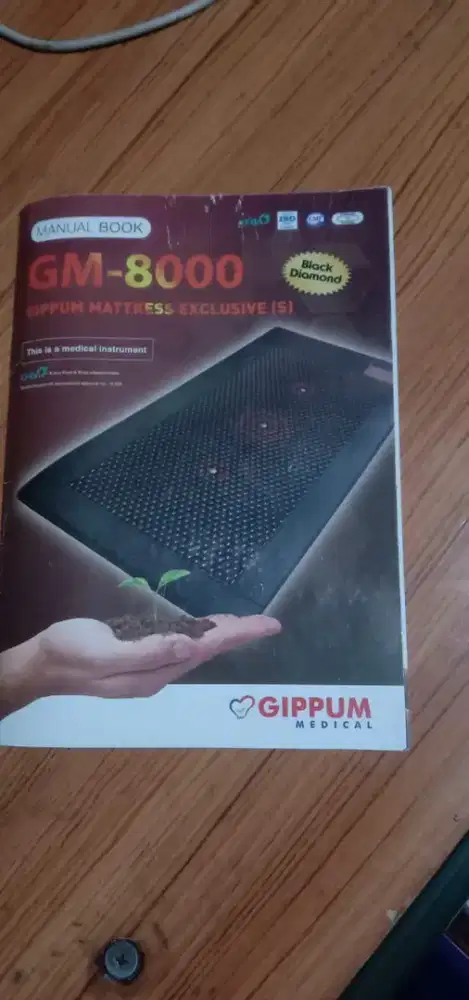 Matras Terapi Kesehatan Gippum Medical GM-8000 Black Diamond Original