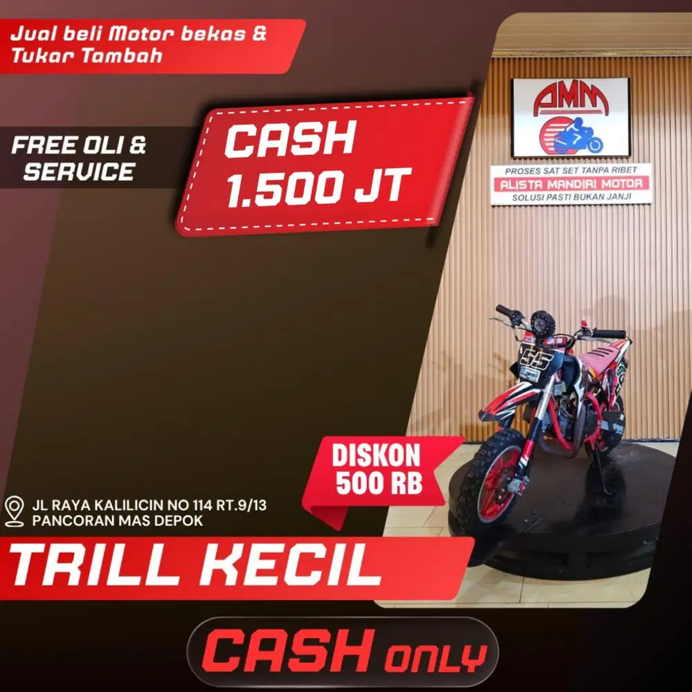 TRILL KECIL CASH ONLY ALISTA