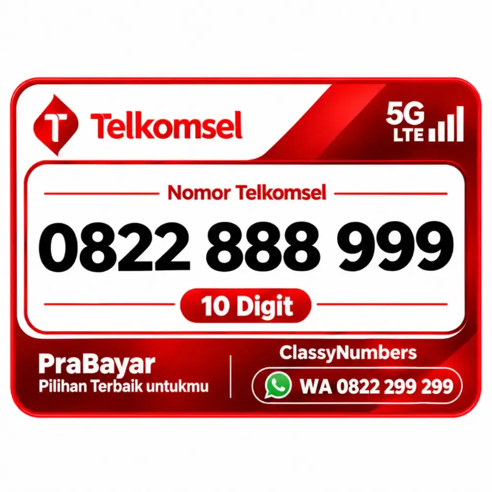 Nomor cantik 10Digit simpati super