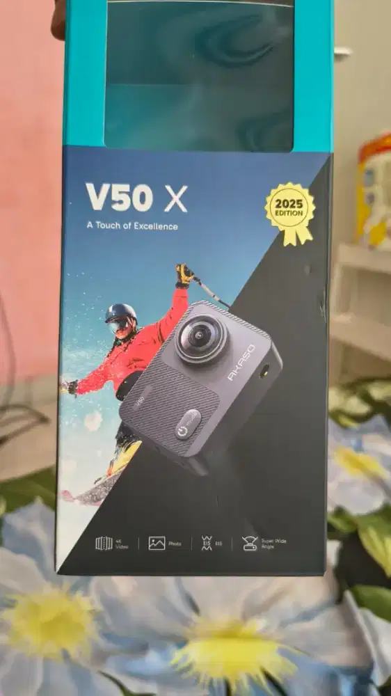 Kamera akaso v50x full set 11mulus 100%