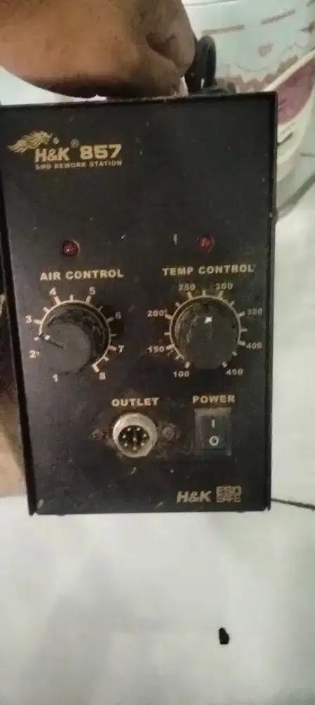 power dc supply dan mesin h&n 387