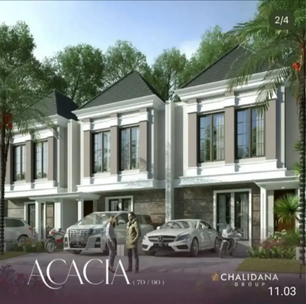 DISEWAKAN RUMAH CLUSTER MEWAH 2 LANTAI