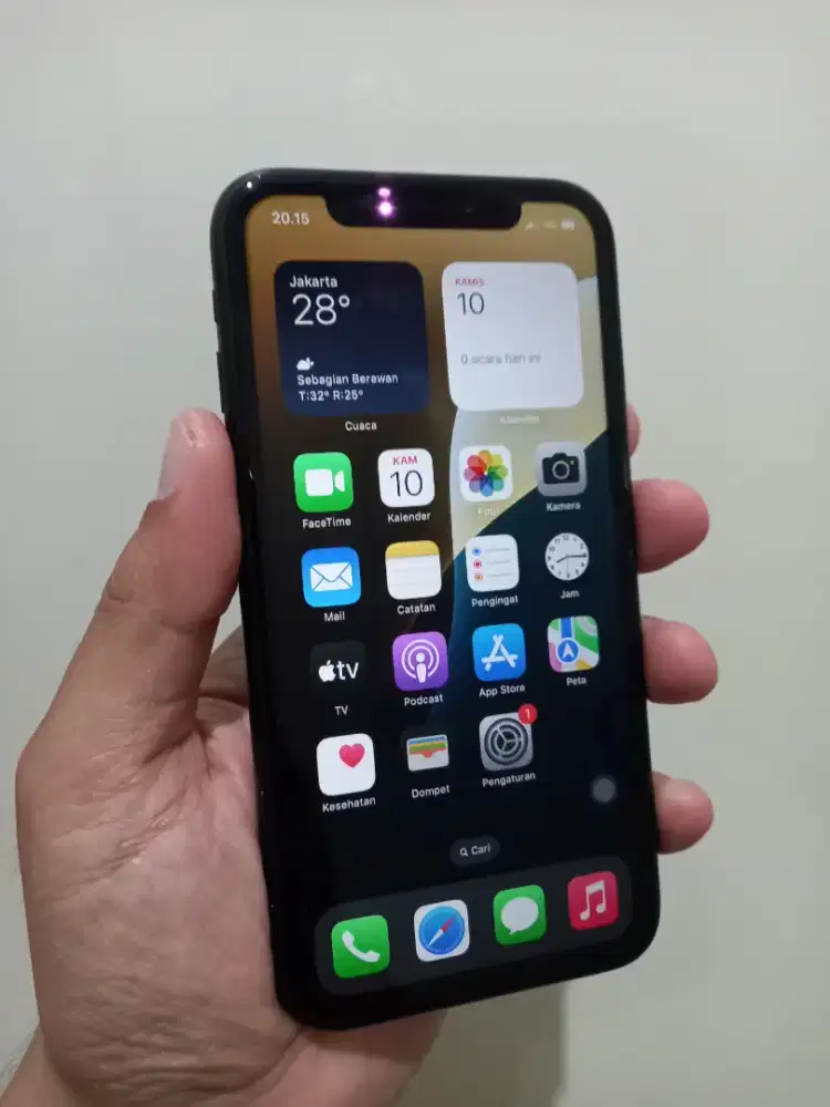 IPhone XR Black 128Gb Fullset ex inter normal all operator