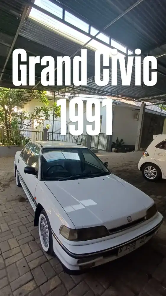 Honda Grand Civic 1500 cc 1991 Putih, full original