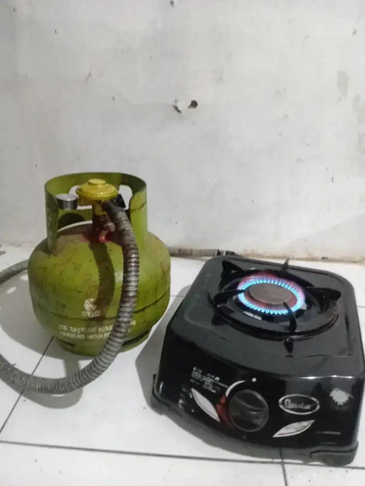 Kompor gas quantum tungku udah satu set lengkap siap pakai siap antar