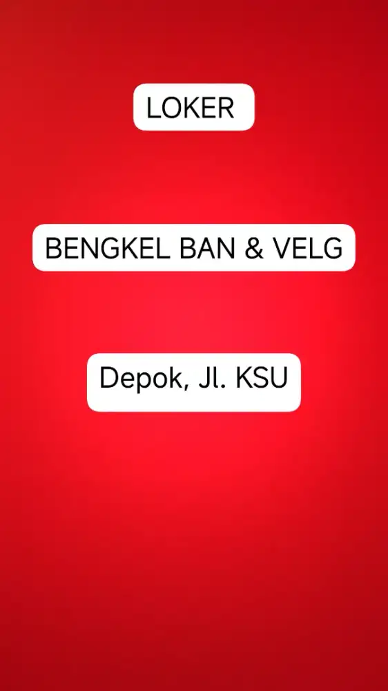 Mekanik Bengkel Ban & Velg