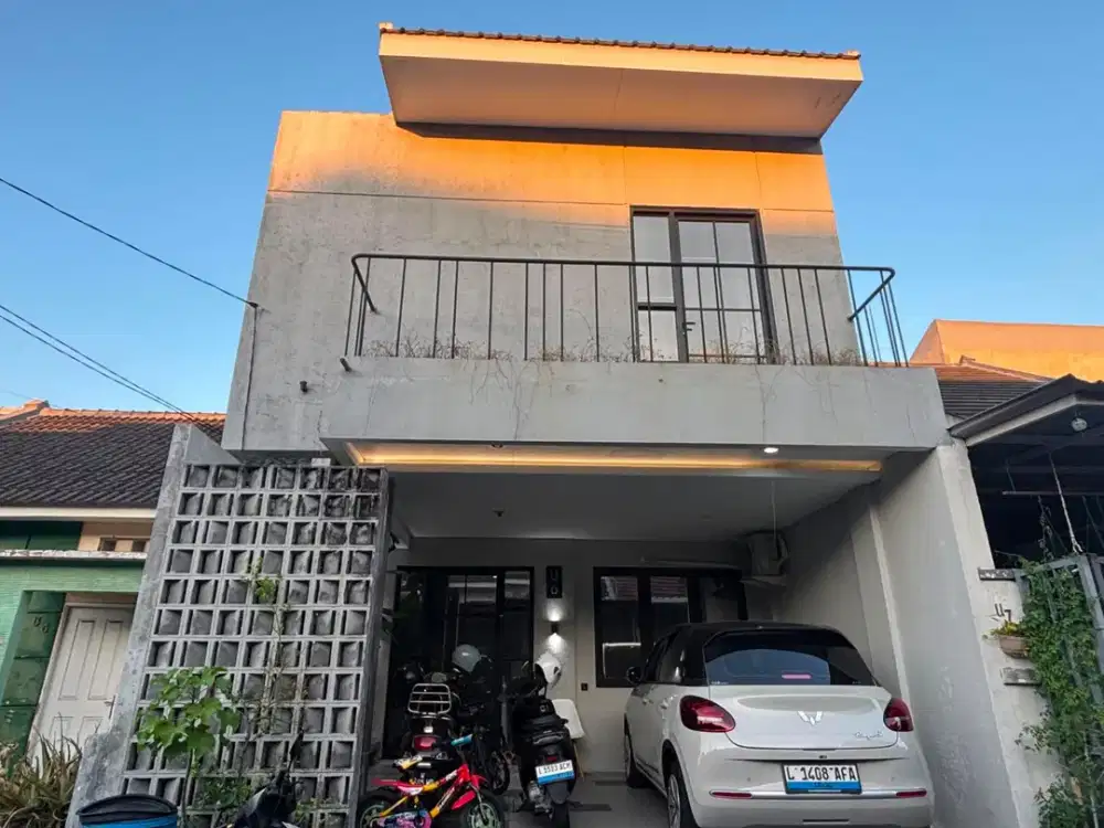 CAKEP ESTETIK MODERN MINIMALIS RUMAH NEW GREEN HILL GUNUNG ANYAR RUNGKUT. SELANGKAH MERR, TOL, BANDARA JUANDA