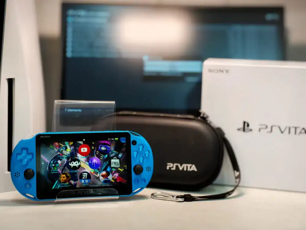 PSVITA SLIM Aqua Blue 128GB