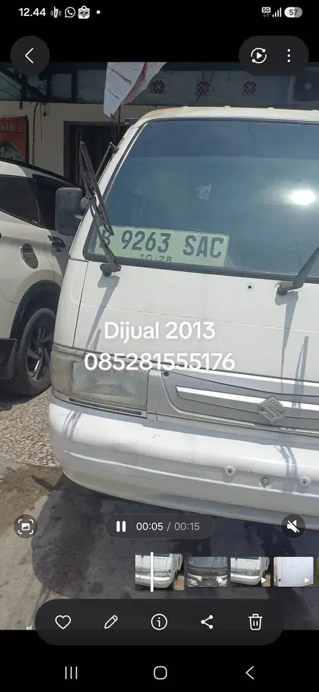 DIJUAL PICKUP SUZUKI CARRY FUTURA 2013
