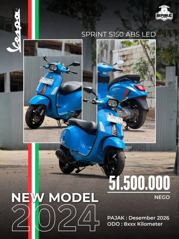 PIAGGIO VESPA SPRINT S150 IGET ABS FACELIFT NEW MODEL TH 2024