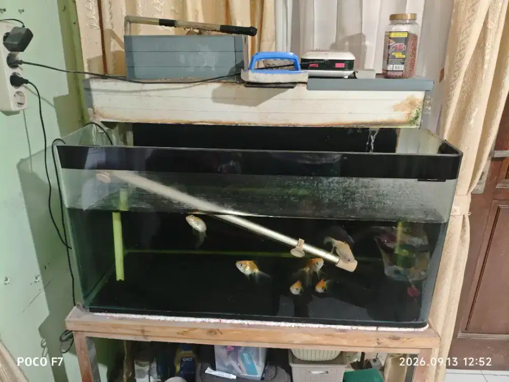 Aquarium bending kaca