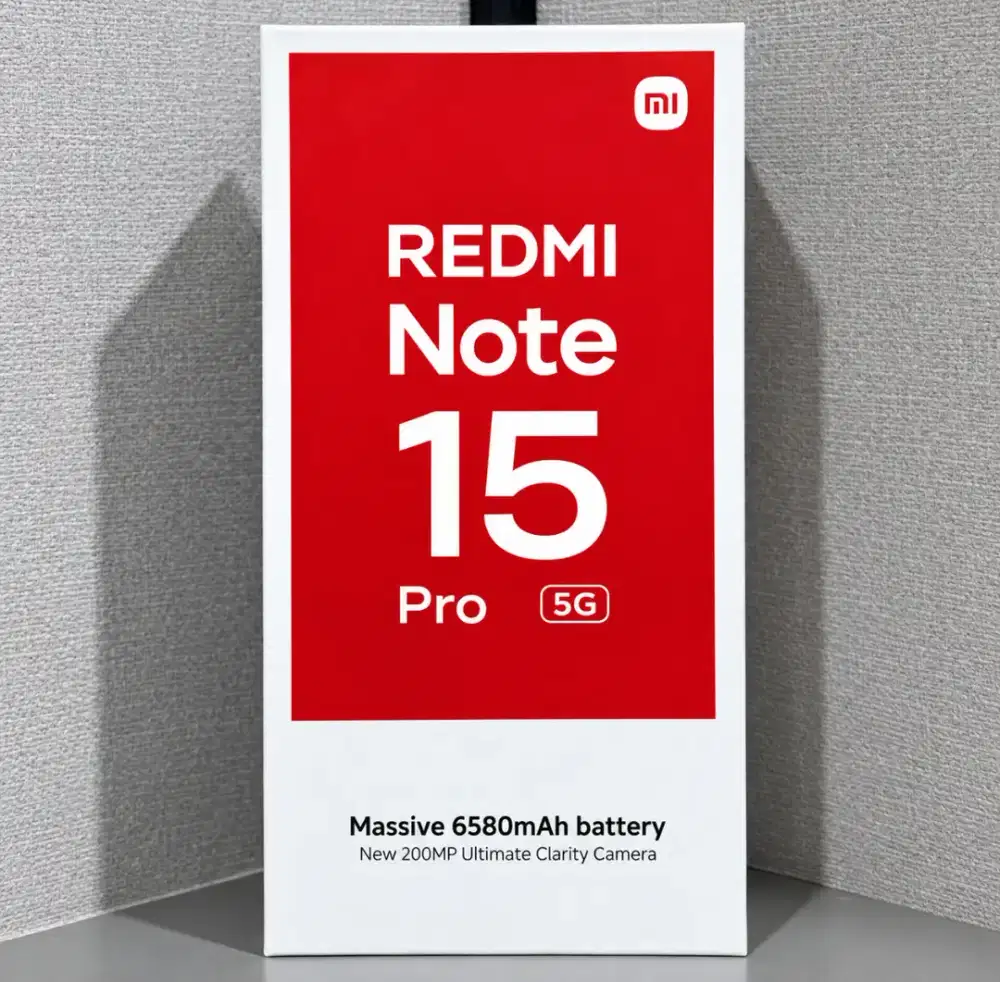 Xiaomi Redmi Note 15 Pro 5G 12GB+512GB BNIB Garansi Resmi Indonesia