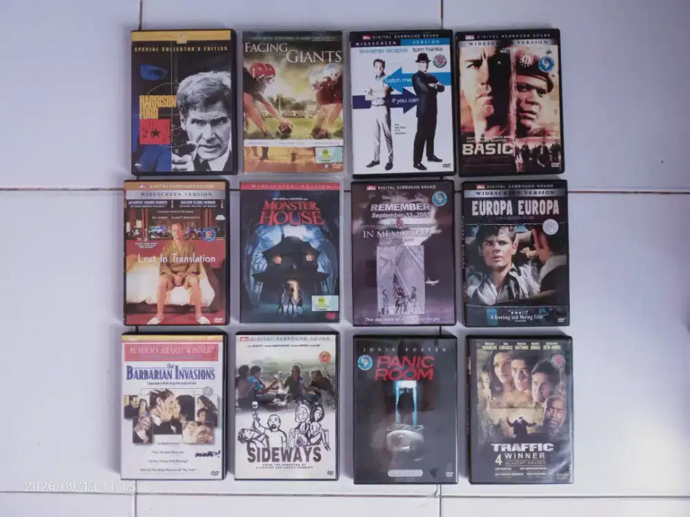 DVD Film Barat Original - Drama, Thriller, Klasik (Preloved/Bekas)