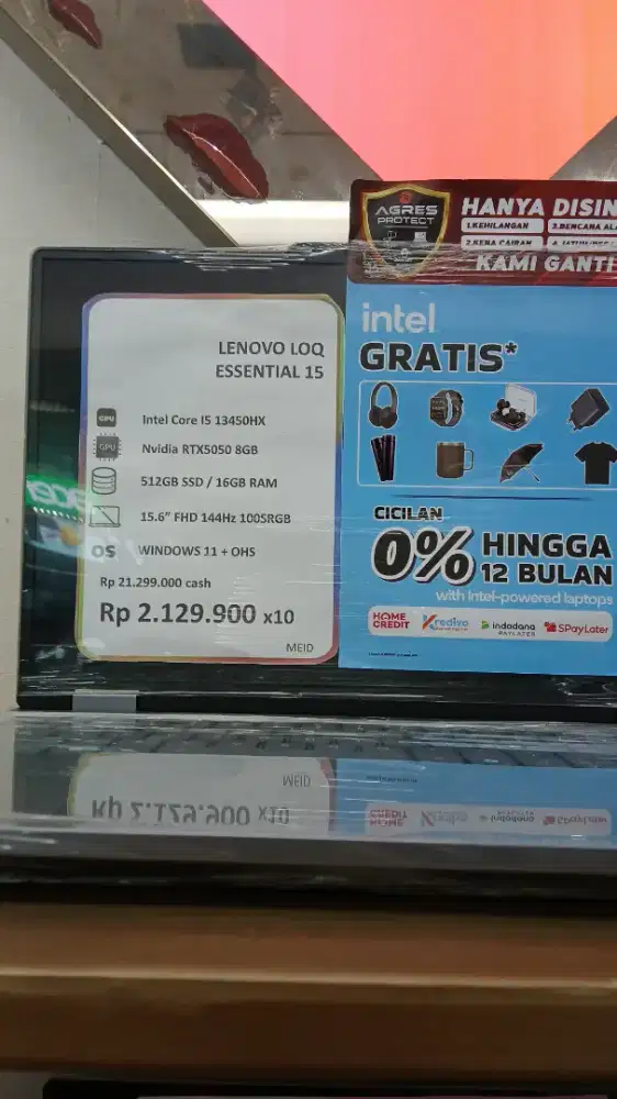 Lenovo Loq Essential 15 Promo Cicilan Bunga 0%