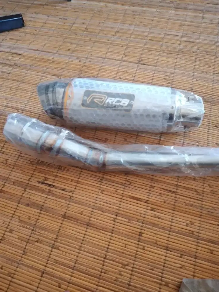 Knalpot baru gress murah meriah untuk smash dan jupiter