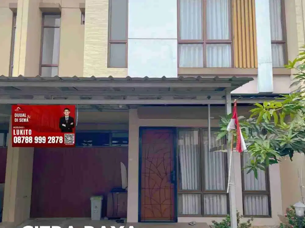 Disewakan Rumah Citra Raya Full Furnished Dekat Sekolah & Mall Strategis Banget