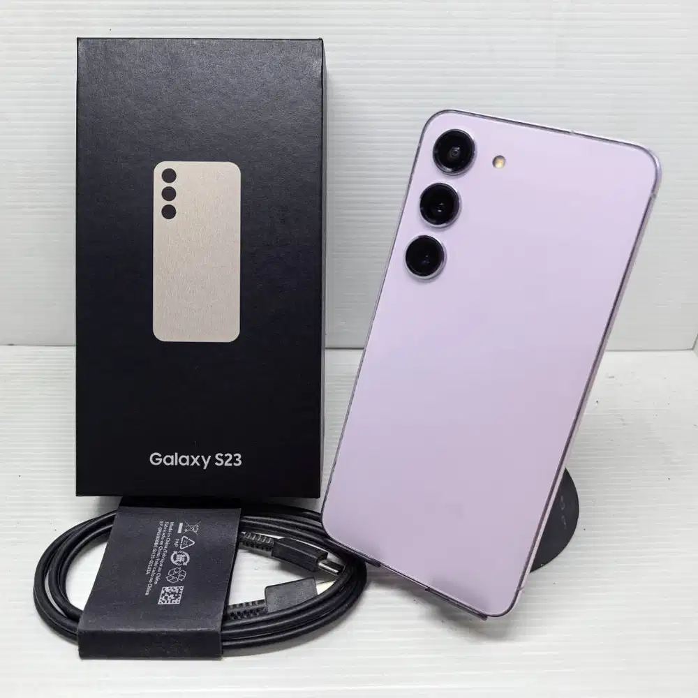 MULUS 99%! SAMSUNG GALAXY S23 5G 8/256 LAVENDER FAVORIT NO MINUS LENGK