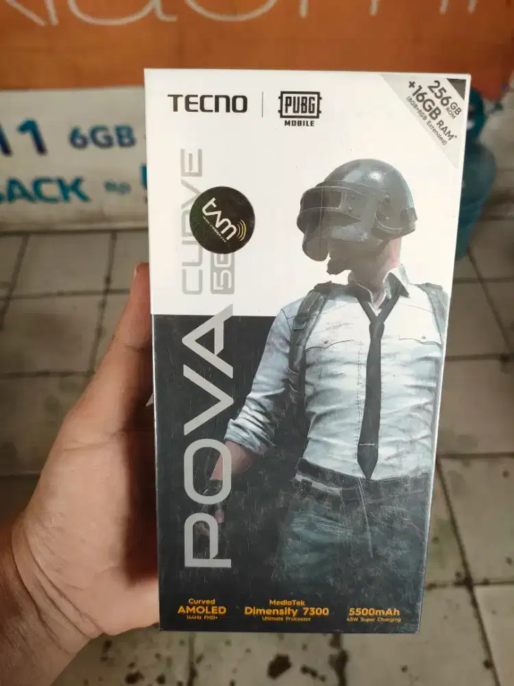POVA CURVE 5G NFC RAM 8GB+8GB/256GB GARANSI RESMI