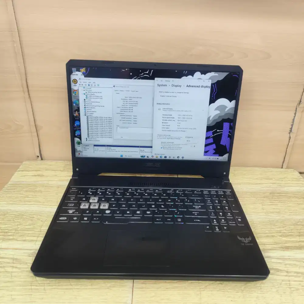 Asus Tuf Gm Fx505gd Core i7-8750h Ram 8gb Ssd 256gb Gtx 1050 4gb Fhd