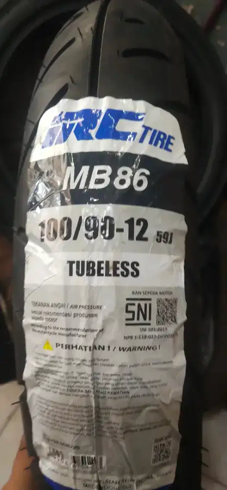Ban tubeless Salah beli masih baru