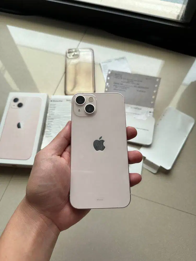 iPhone 13 128GB iBox Pink Mulus Lengkap Siap Pakai Resmi