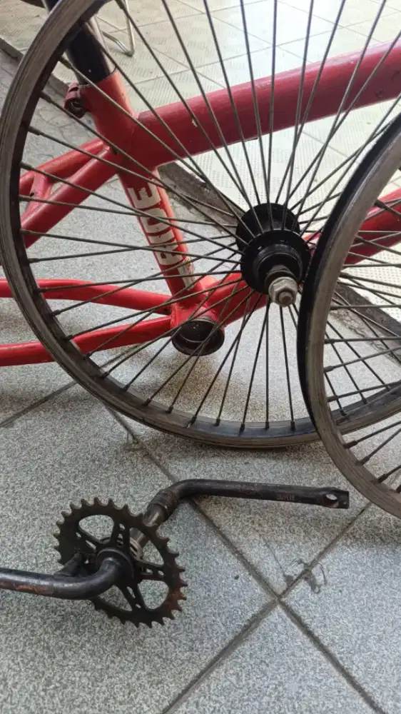 freme sepeda bmx