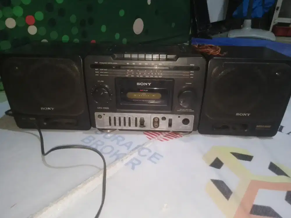 Radio type Sony minicompo seri 1133S kondisi bekas