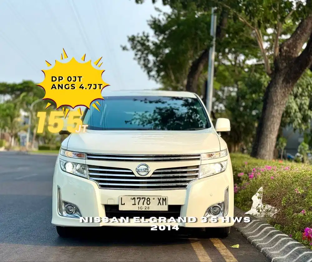 [TANPA DP] NISSAN ELGRAND 3.5 HWS 2014 bs TT ALPHARD 2013