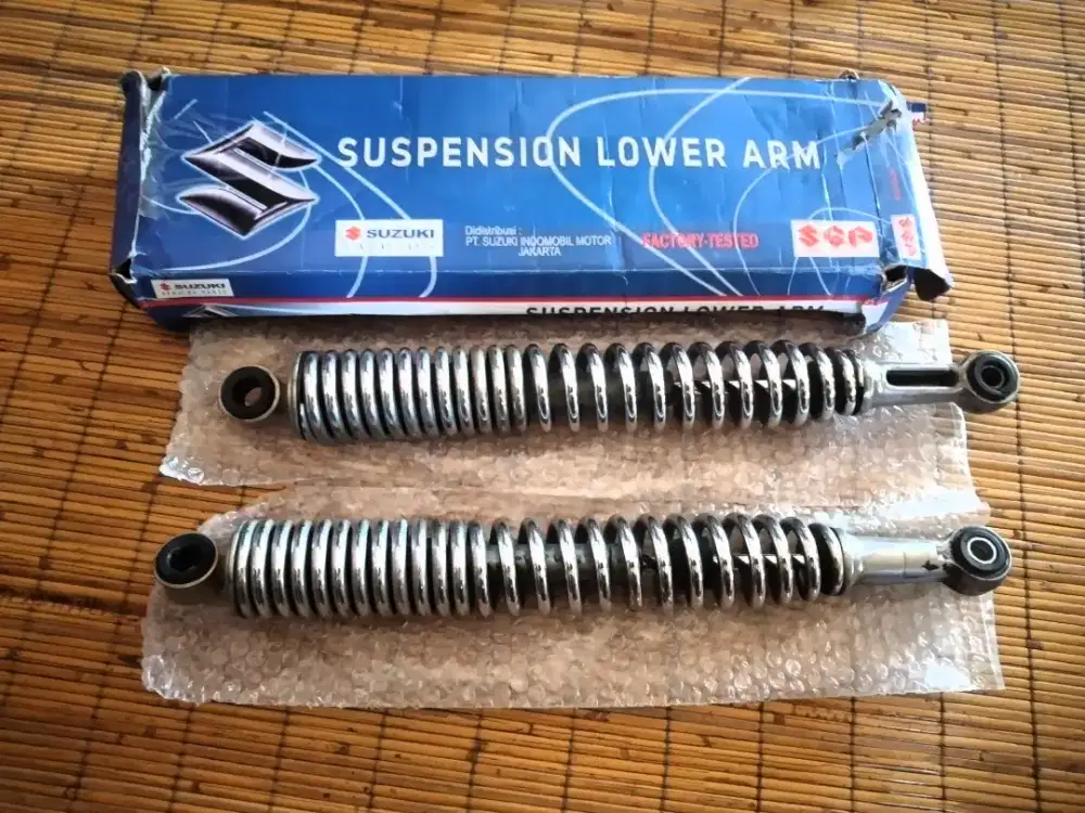 Knalpot dll,skok ori suzuki shogun,smash kanan kiri baru gress murah