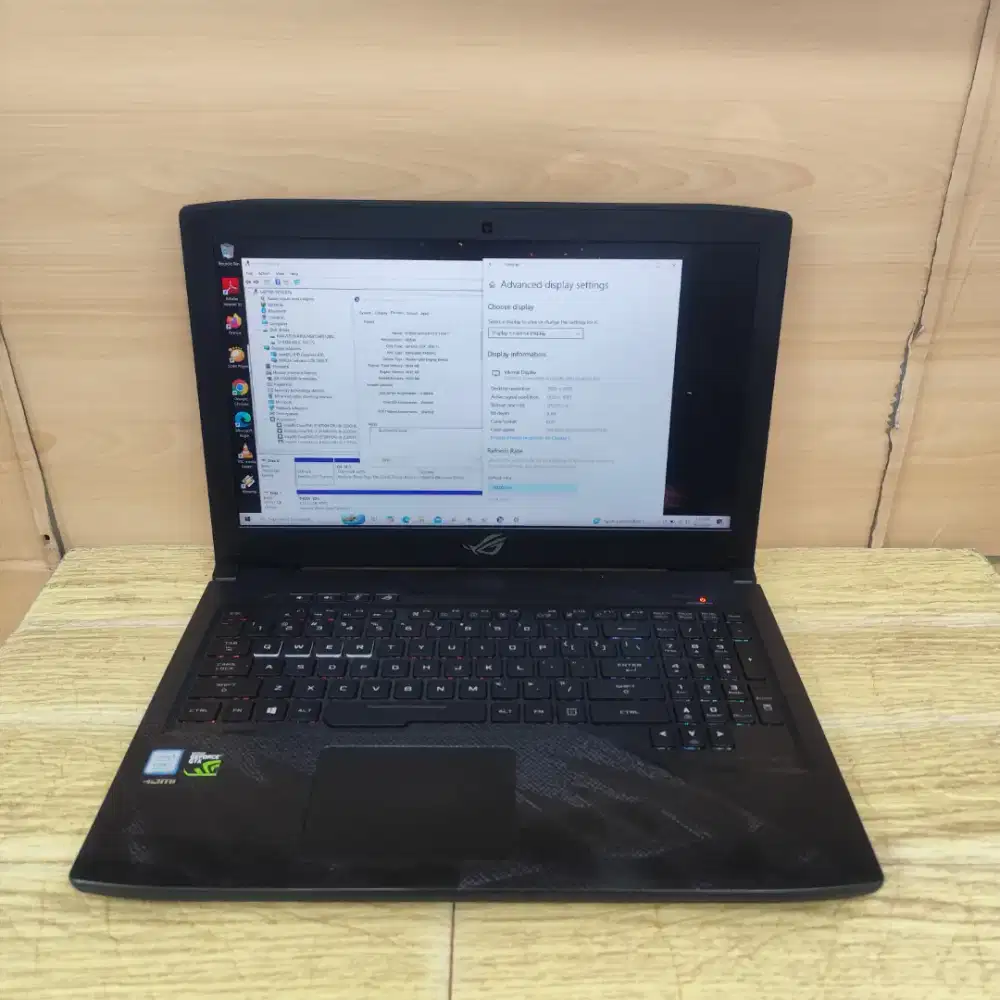 Asus Rog Strix Gl503ge Core i7-8750h 8gb Ssd 128gb Hdd 1tb Gtx 1050 Ti