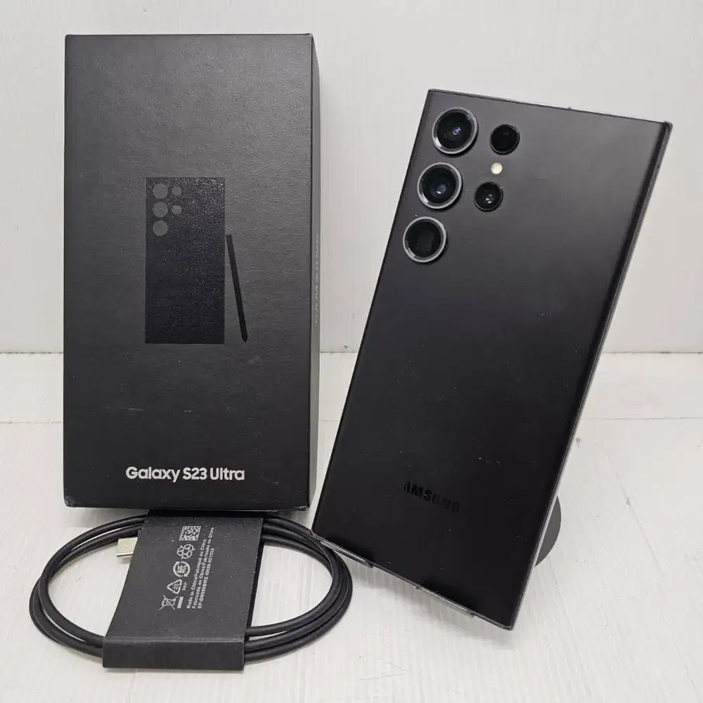 HOT ITEM! SAMSUNG GALAXY S23 ULTRA 5G 12/256 SEIN RESMI  BLACK FULLSET