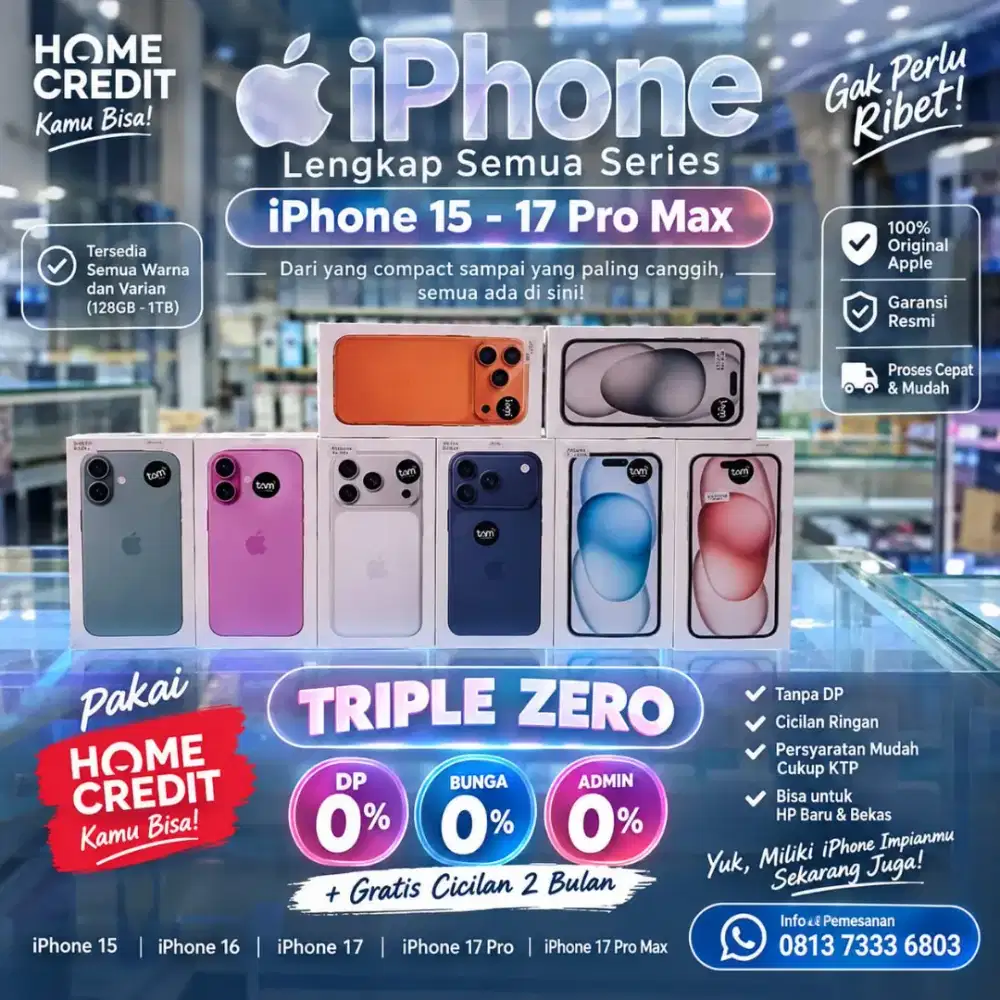 iPhone Lengkap Semua Series – Triple Zero Home Credit