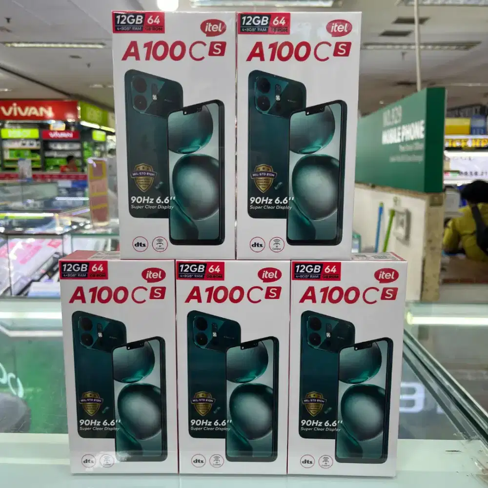 Itel A100cs ram 4gb+8gb/64gb baru garansi resmi harga Promo