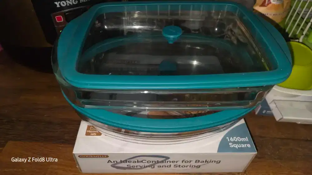 Gourmelle Glass Baking Dish With Vent Glass Lid