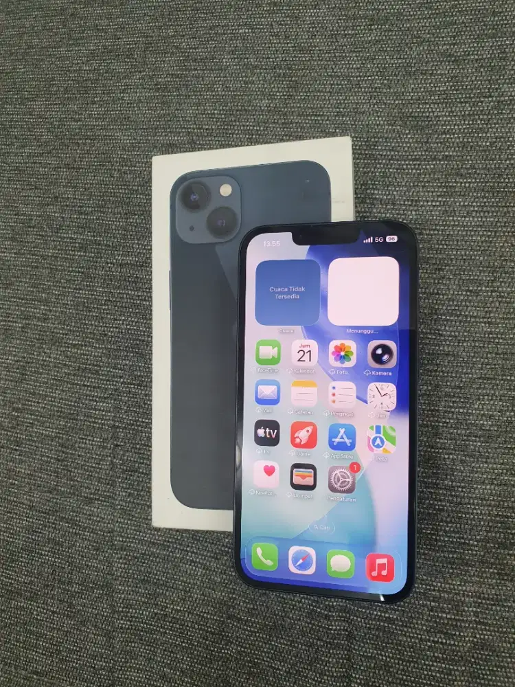 Iphone 13 128GB Ibox Mulus Lengkap