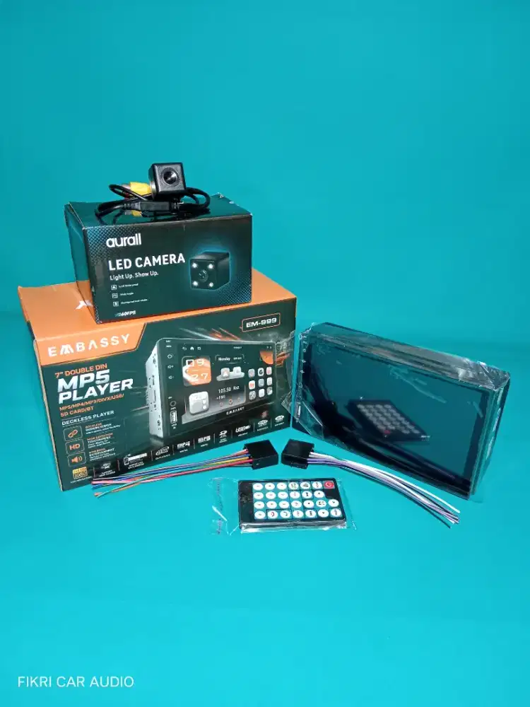 Head unit Decklas EMBASSY EM-999 7 Millorink Mp4 mp5 & Camera Parkir