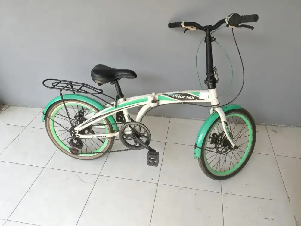 Sepeda lipat Phoenix cakram uk20